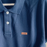 Polo . Ez kexa. Bleu. Vintage. Taille S