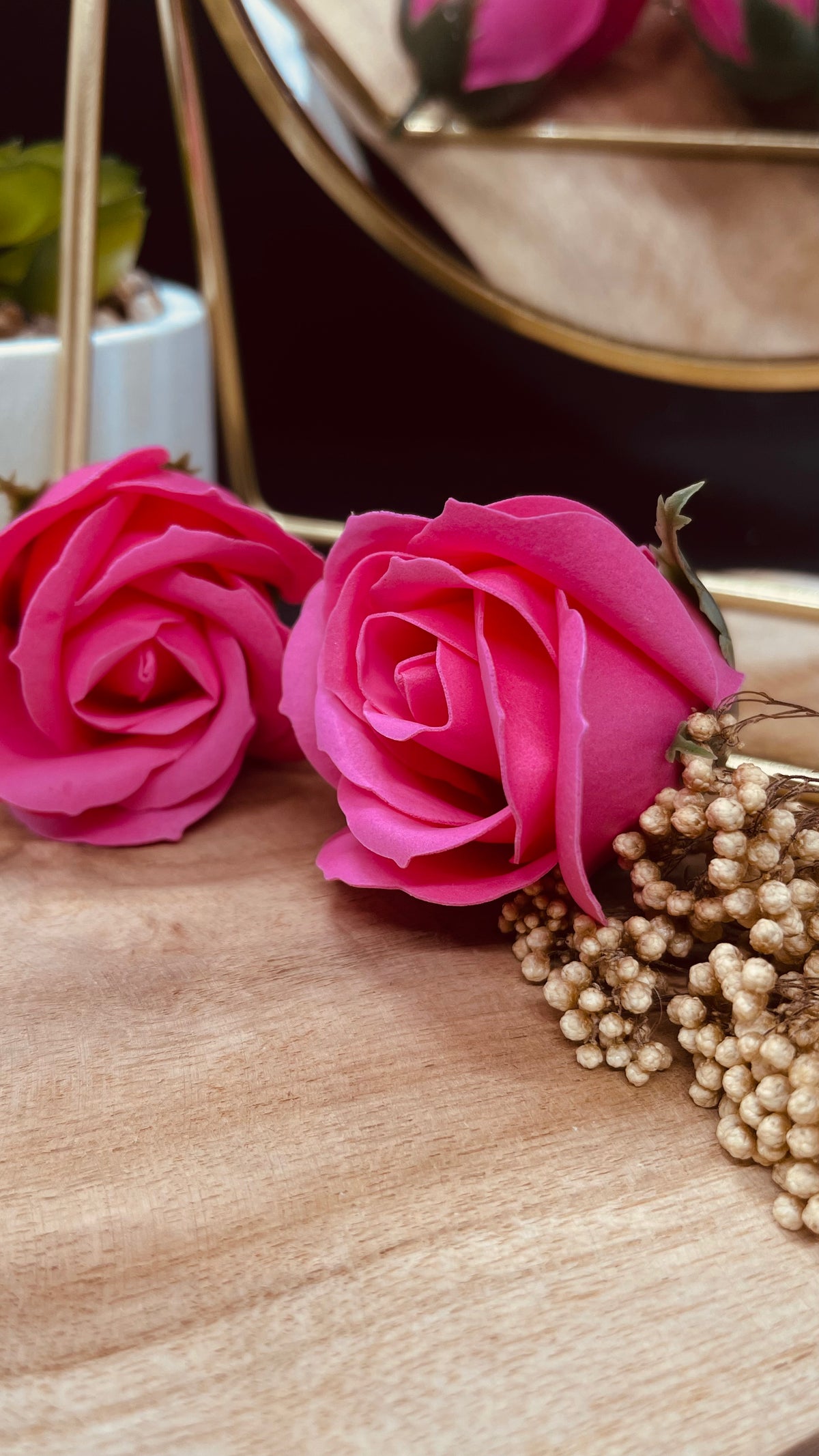 Rose savon