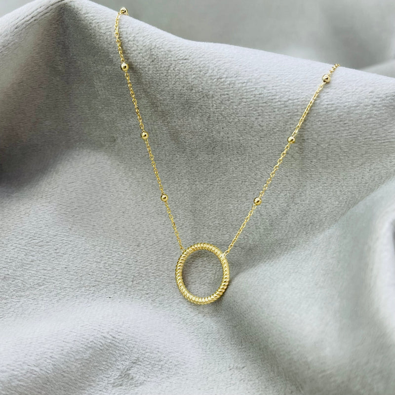 Collier Argent et dorure Cercle