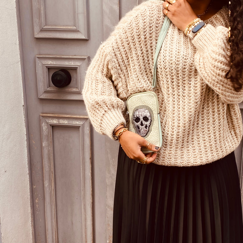 Sacoche tête de mort