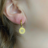 Boucles d’oreilles acier