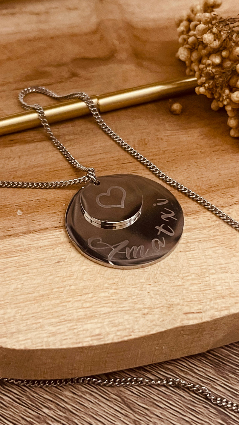 Collier personnalisable en acier