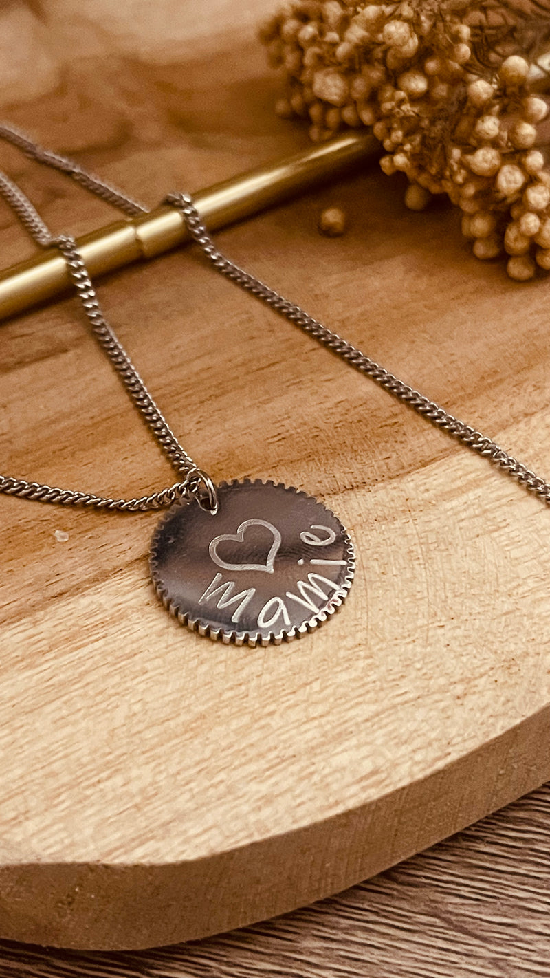 Collier personnalisable en acier