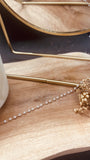 Bracelet perles et plaqué or
